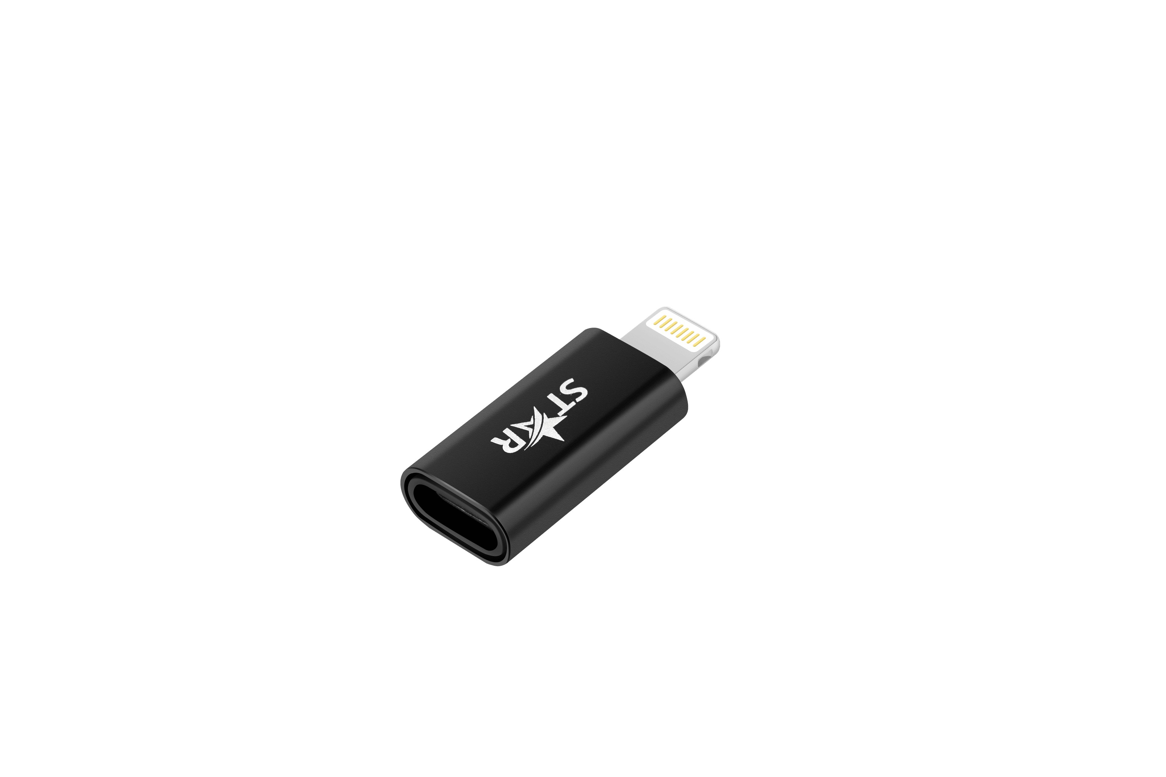 Lightning To Type-C OTG Adaptor - Black