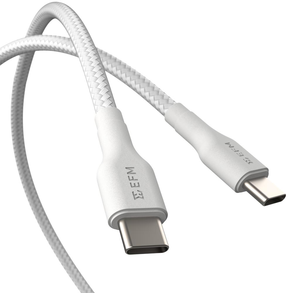 EFM USB-C to USB-C Braided Power and Data 2M Cable